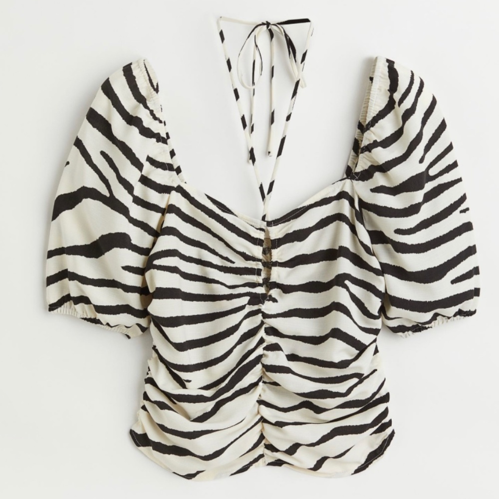 H&M Zebra Top Brand New